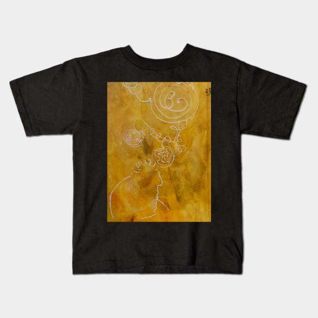 Golden Maze Kids T-Shirt by Spiffing Chris Heinen